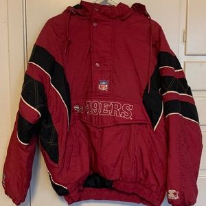 49 ers Starter Puffer Pull over